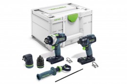 Festool 578834 Screwdriver and drill bit set TID 18 Basic-Set TPC 18/4 - Bodies & Case Only &pound;539.00